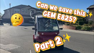2002 GEM E825 refresh (part 2) Enjoybot LiFePO4 install.