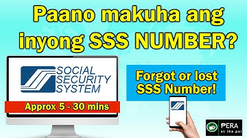 How to retrieve SSS NUMBER if forgotten or lost Updated 2022 | Paano malaman ang inyong SSS number?