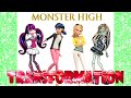 Miraculous Ladybug &amp; Chloe Glow Up Into Monster High Girls Frankie Stein &amp; Draculaura With Animation