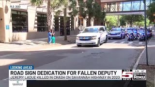 VIDEO: Road sign dedication set to honor fallen Lowcountry deputy