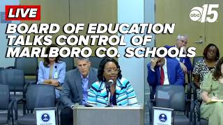 South Carolina Board of Education discusses control over Marlboro County School District