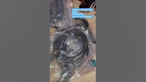 delta plc programming cable | delta plc programming cable in Delhi #cable #plc #hmi #vfd #deltahmi