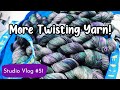 Studio Vlog #51 - More Twisting Yarn! ¦ The Corner of Craft