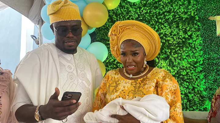 BIOLA BAYO IN TEARS AT THE NAMING CEREMONY OF HER SON AFTER YEARS OF WAITING…GOD IS WONDERFUL