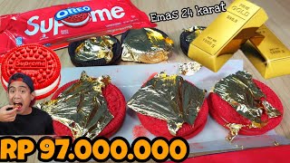 SANGAT SULTAN!! TANBOY KUN MAKAN OREO SUPREME BERLAPIS EMAS 24 KARAT!!!!