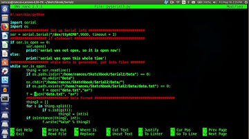 Data Processing with Arduino Makefile and Pyserial