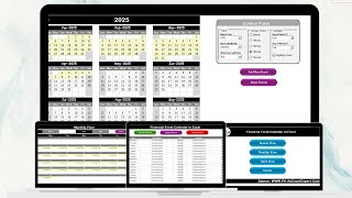 Financial Event Calendar in Excel