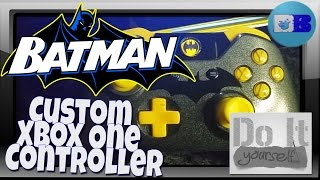 How to paint Xbox One Controller - Batman (A Drumblanket DIY Project)