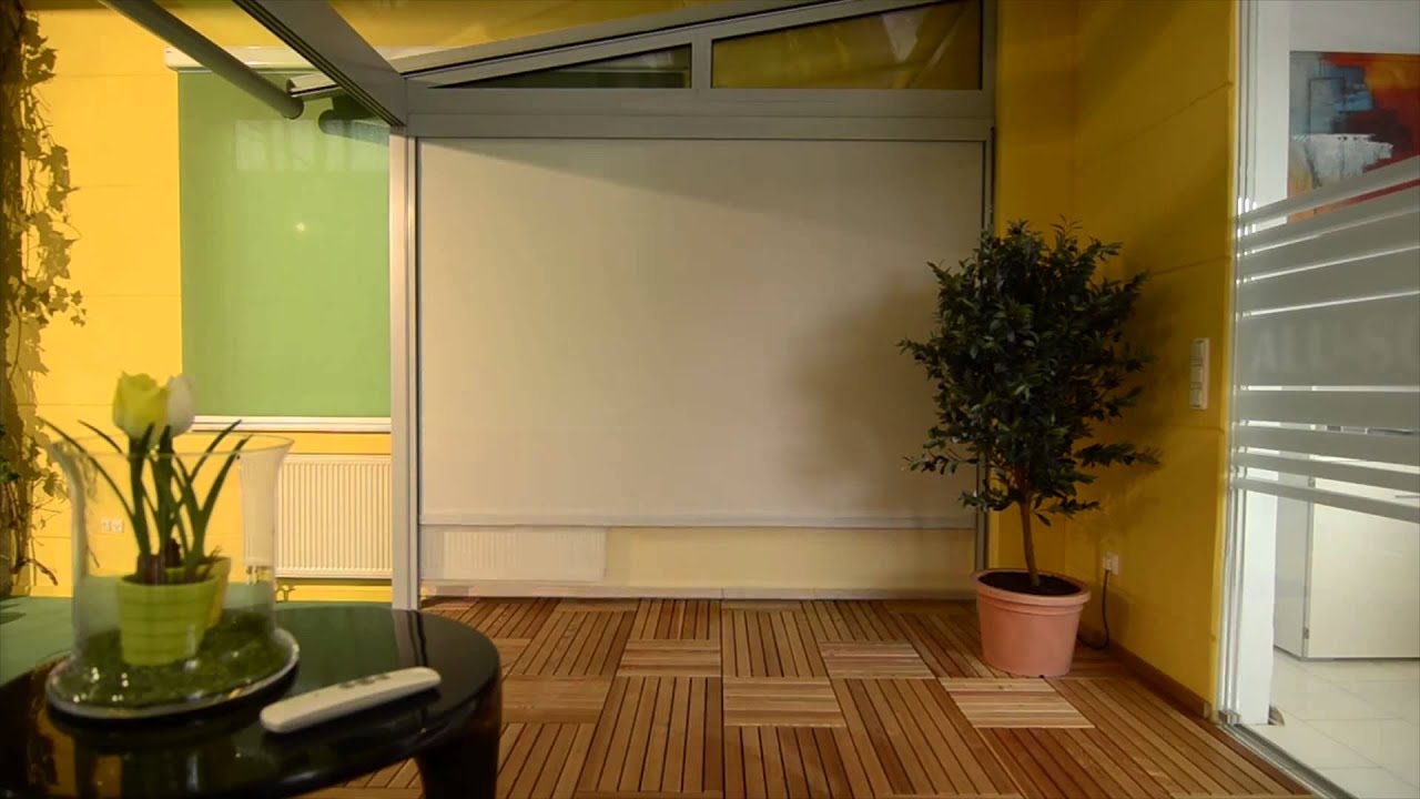 Elektrischer Wind und Sonnenschutz von AluSol YouTube