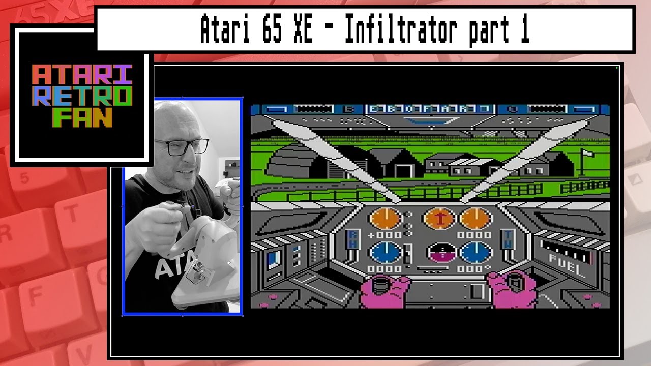 Atari XL/XE Infiltrator part 1