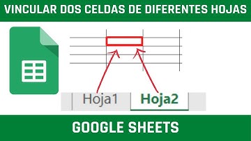 Google Sheets: Cómo vincular dos celdas de diferentes hojas (hojas de cálculo de Google)