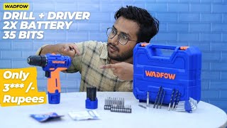 Wadfow 12 volt cordless drill machine || best budget cordless drill machine in India || only 3299/-