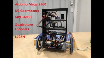 Inverted Pendulum Demo 2 - Arduino, MPU-6050, L298N, DC Gearmotors, Quadrature Encoders