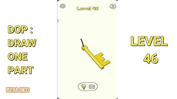 DOP: Draw One Part level 46 Walkthrough Solutions