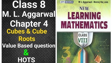 ml aggarwal class 8 maths solution chapter 4 (Cubes & Cube Roots) Value Based Questions & HOTS  ICSE