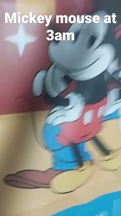 Do Not Call Mickey Mouse At 3am mickey mouse at 3am(warning very scary😬😬😬) - YouTube