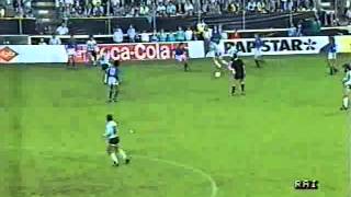 Maradona in 1987 Friendly Match Italy vs Argentina