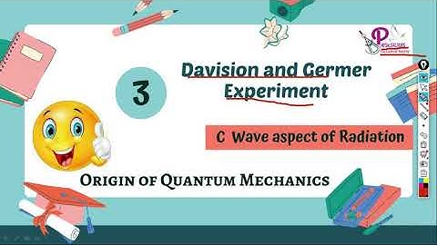 Davison & Germen Experiment || Quantum Mechanics || CSIRNET, MSc, BSc, IITJAM, BARC