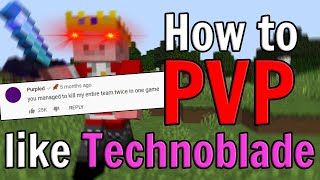 How to PVP like TECHNOBLADE - Minecraft Analysis