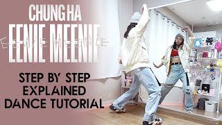 Step by Step Tutorial | CHUNG HA 청하 | 'EENIE MEENIE (Feat. 홍중(ATEEZ)) #dancechallenge #dancetutorial