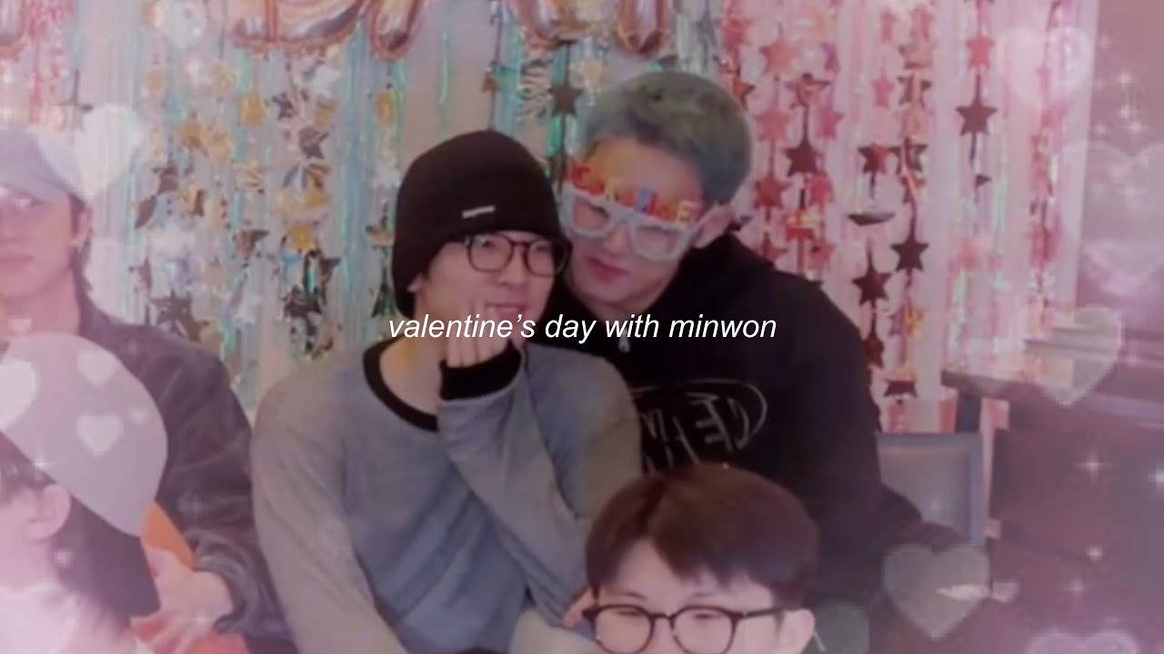valentine’s day with minwon 💗