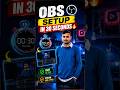 OBS Setup in 30 Seconds 🔥 #OBS #OBSStudio #obssetup