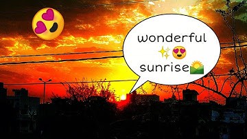 Sunrise Time lapse Video || Morning Vibes || a raag world