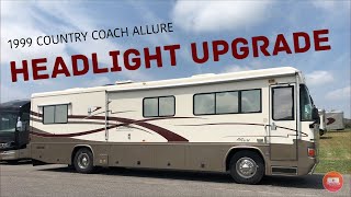 Headlight Upgrade on a 1999 Country Coach Allure RV