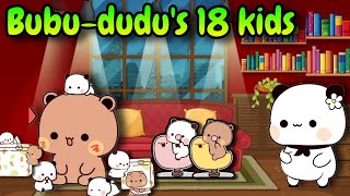 Bubududu's 18 kids।।Poor in English Version।।gelhubaba #kids #pregnantbubu