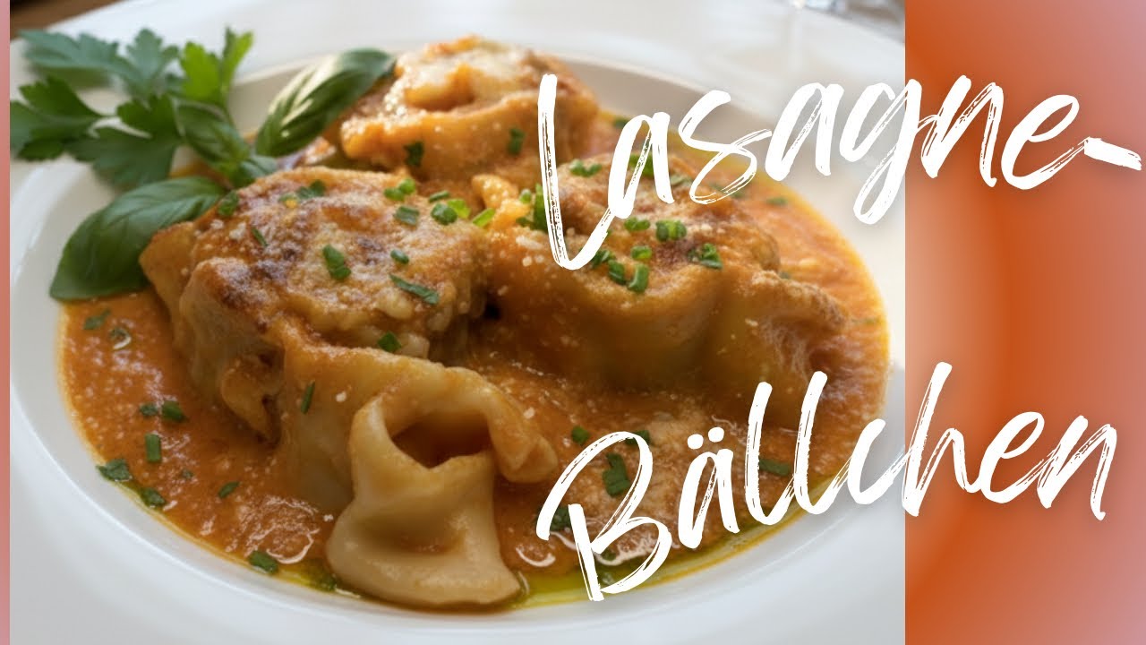 Lasagne - Bällchen / Lasagne aus der Pfanne / Schnelle Lasagne / die andere Lasagne 