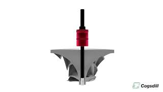 Cogsdill SRMR Roller burnishing tool finishing Impeller bore