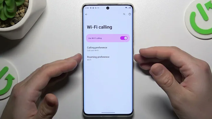 How to Manage WiFi Calling on Motorola Edge 50 Pro?