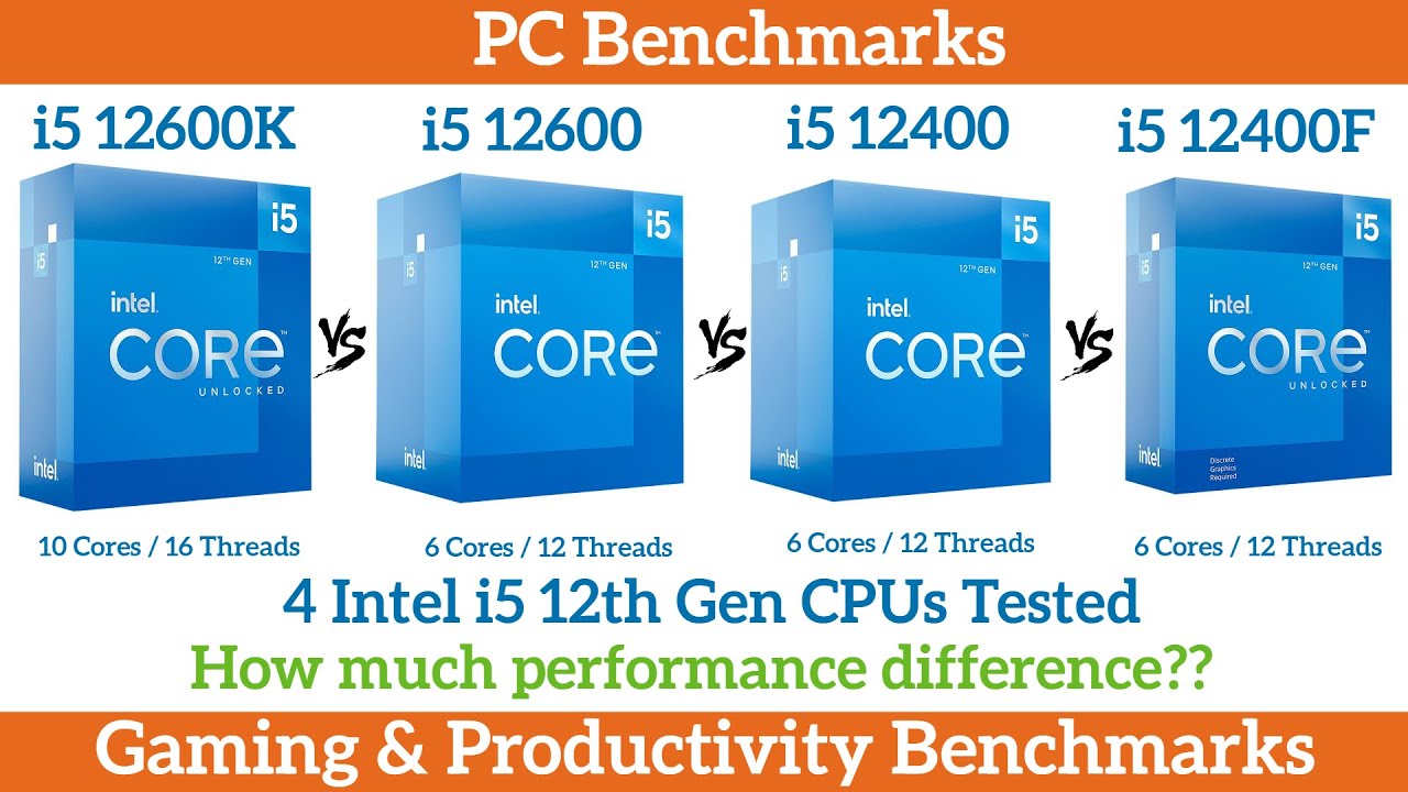 i5 13600KF vs 12600K Benchmarks  15 Tests - Tested 15 Games and  Applications 