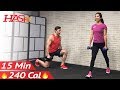 15 Minute HIIT Workout for Fat Loss & Strength: Tabata High Intensity Interval Training Home Routine