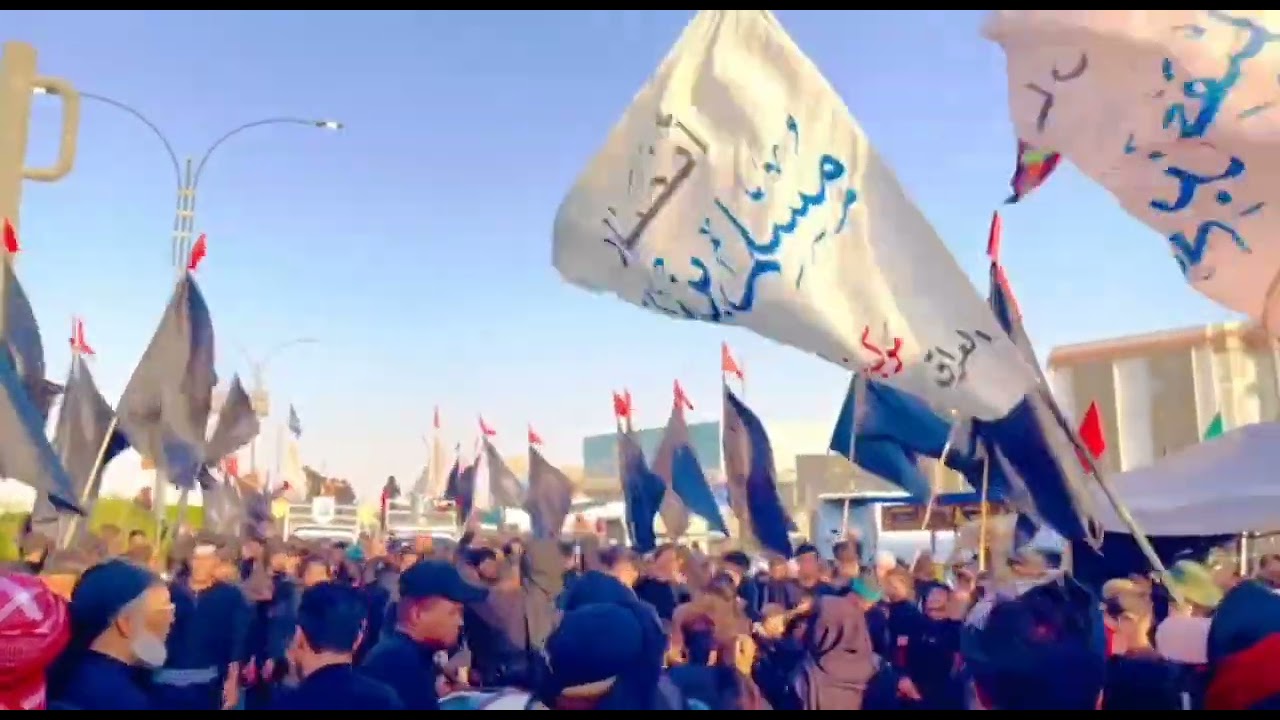 هلا بنصارك حبيب الغالي استعراض موكب شهيد الجمعه الحسيني مدينة الحله الرداود نائل الخليفاوي