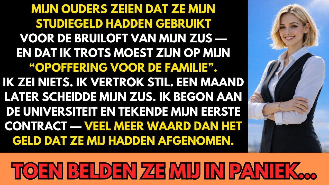 Mijn moeder belde me voor het eerst in elf maanden, om twee uur 's nachts. "Ardan, schat, we hebben je nodig." Haar stem brak. Ik verwijderde het bericht en ging weer slapen. Een week eerder had...