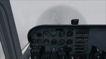 FSX - Zero Visibility IFR Flight - ILS Landing