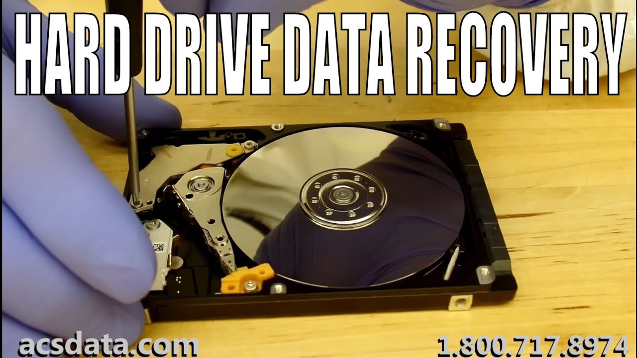 Data Recovery On A Dead Hard Drive With Failed Heads - YouTube