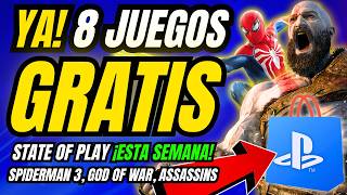 🔥¿SPIDER-MAN 3 y GOD OF WAR ESTA SEMANA? | ¡YA! 8 JUEGOS GRATIS🔥