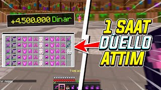 1 SAAT BOYUNCA DÜELLO ATTIM! Survival Ametist minecraft craftrise