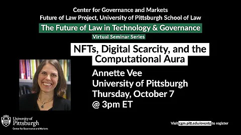 NFTs, Digital Scarcity, and the Computational Aura...