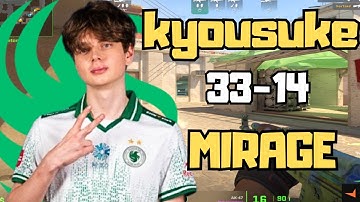 CS2 POV | kyousuke Faceit Ranked (Mirage) - Voice Comms 33-14