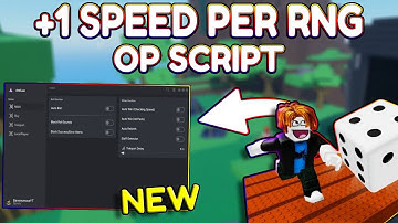 *NEW* +1 Speed Per RNG OP Script (PASTEBIN) 2025
