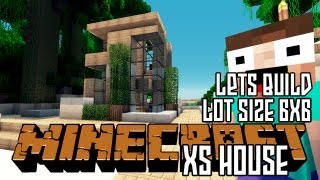 Minecraft Lets Build HD: Small House 6x6 Lot + Download