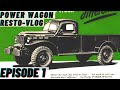 Dodge POWER WAGON Restoration Vlog: Episode 1 First Two Months Restoring a Classic MoPar 4x4 Truck