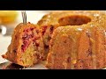 Нереально вкусный ★КЕКС - ПИРОГ★ с клюквой | рецепт рукавички