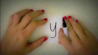 How to Write the Victorian Modern Cursive Font