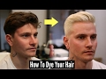 How To Dye Your Hair Platinum Blonde - Mens Hair Tutorial 2021