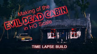 Miniature Evil Dead Cabin Time Lapse Build