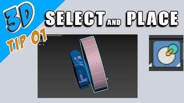 Alinear un objeto a otro en 3ds max   Select an Place